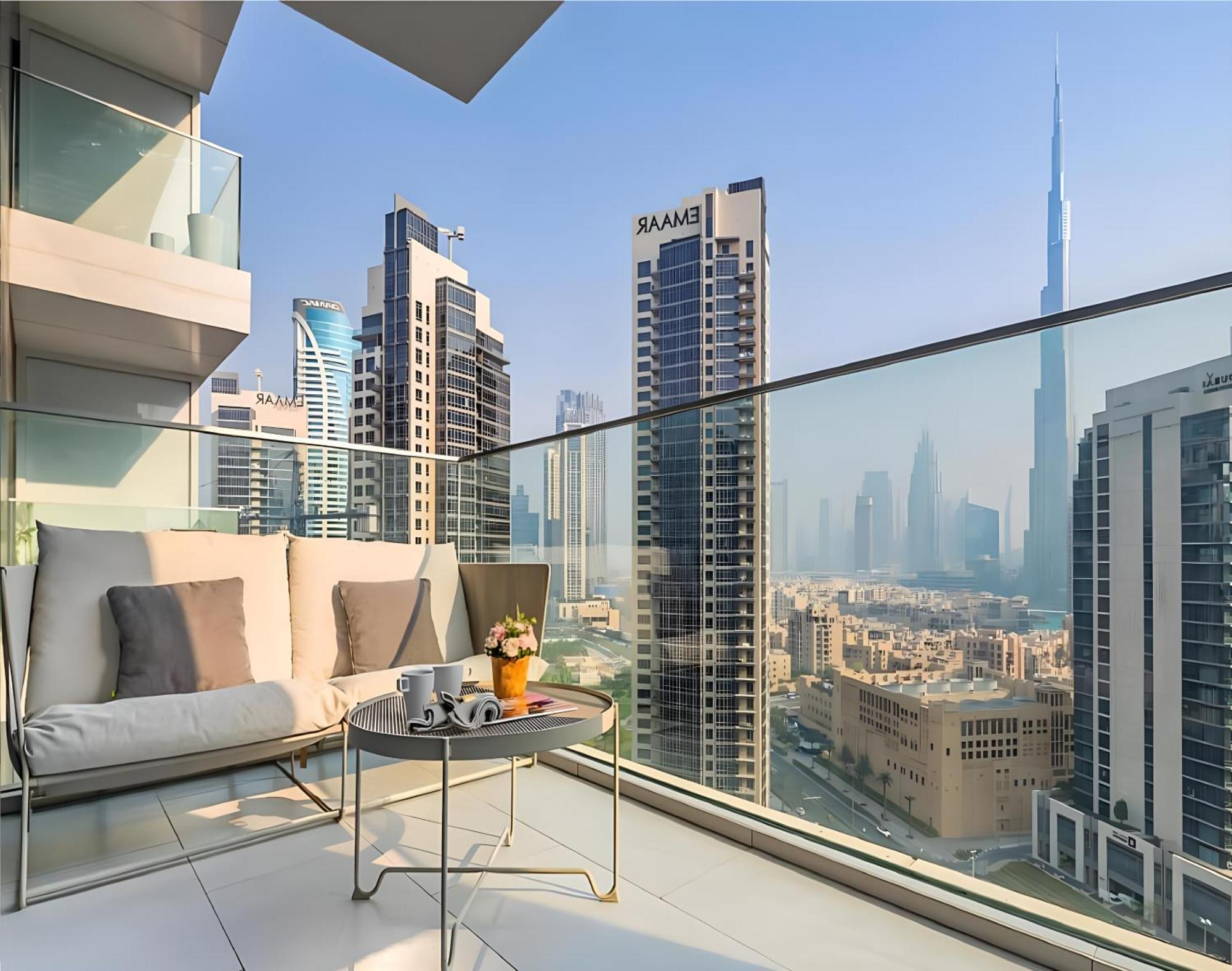 Marquise Square Tower Luxury App'S Hotel Dubai Exterior foto